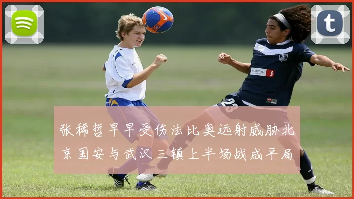 张稀哲早早受伤法比奥远射威胁北京国安与武汉三镇上半场战成平局